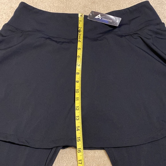 Anivivo Black Skirted Leggings Size 3XL NWT - Picture 5 of 13